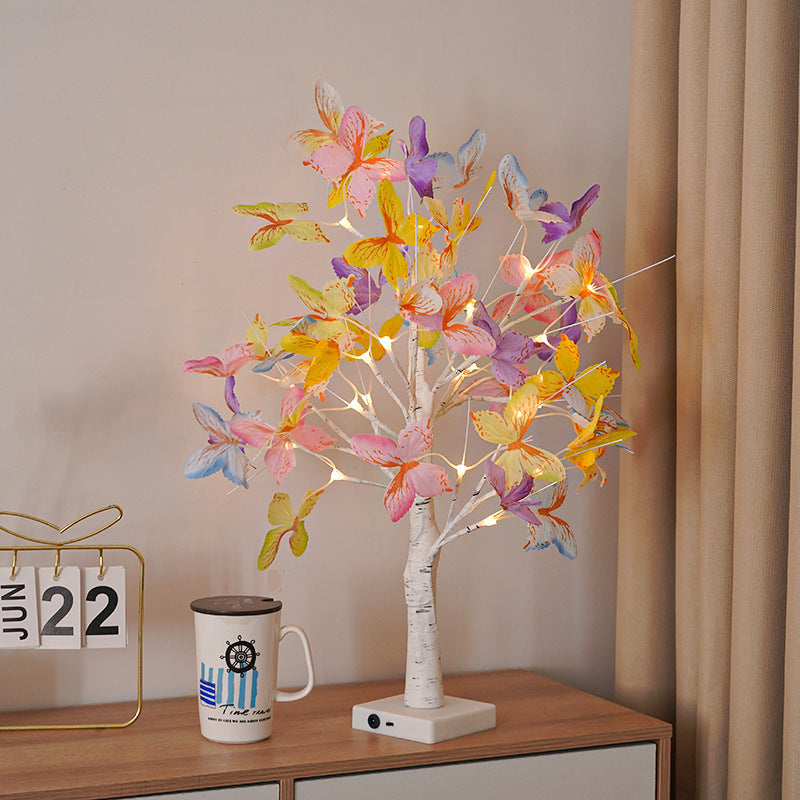 LED Butterfly Blossom Branch Table Lamp | High & Bury