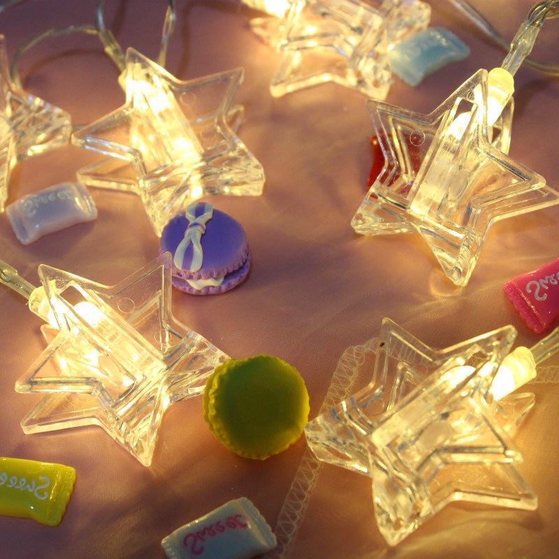 LED Star-Shaped String Lights Decorative Fairy Lights | High & Bury