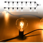 LED String Lights, Warm White, 15 m or 30 m, Ball Shape, 220 V, view 2