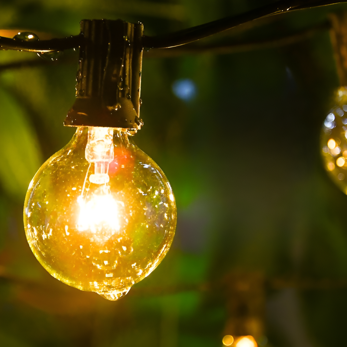 LED String Lights, Warm White, 15 m or 30 m, Ball Shape, 220 V, view 4