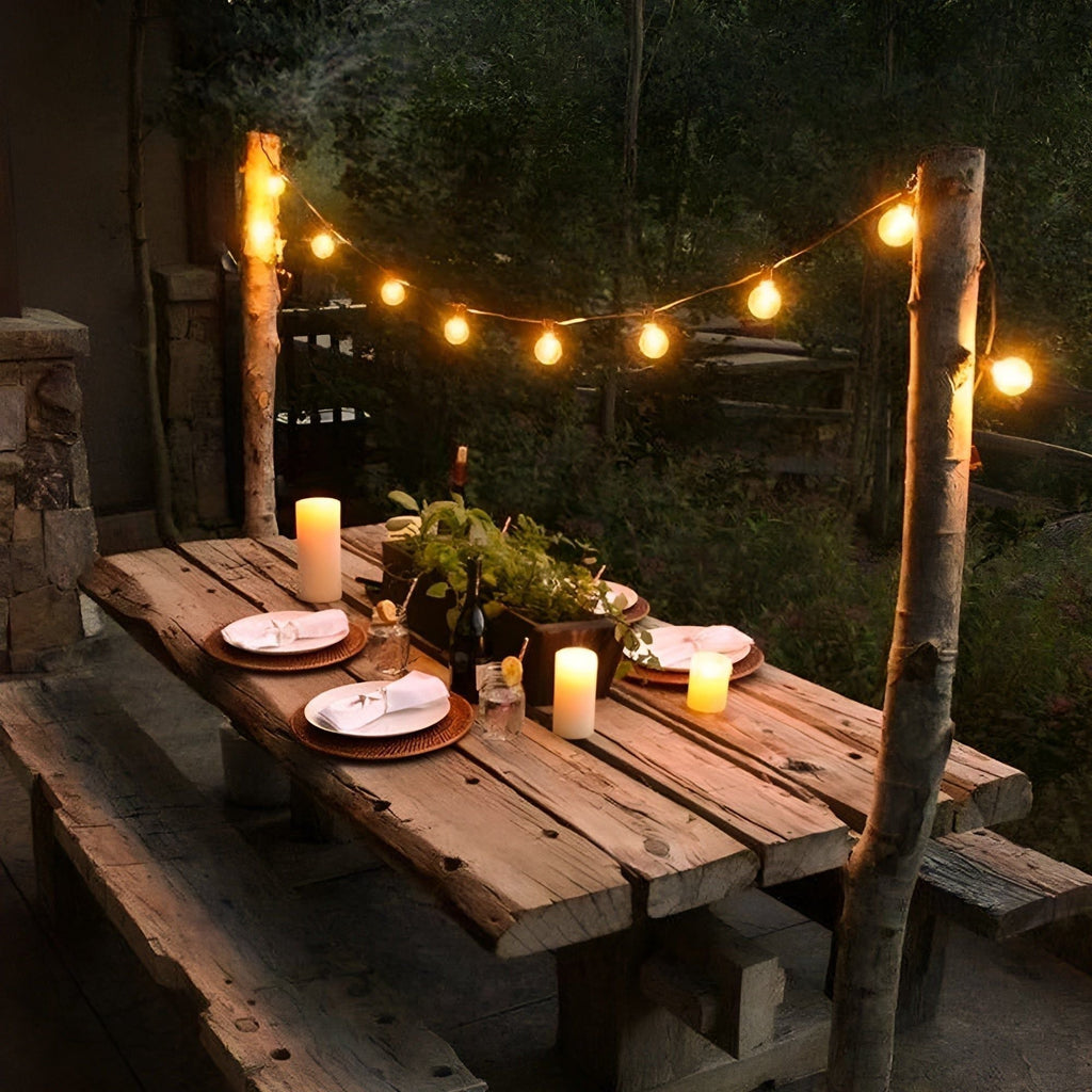 LED String Lights, Warm White, 15 m or 30 m, Ball Shape, 220 V, view 6