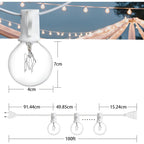 LED String Lights, Warm White, 15 m or 30 m, Ball Shape, 220 V, view 8