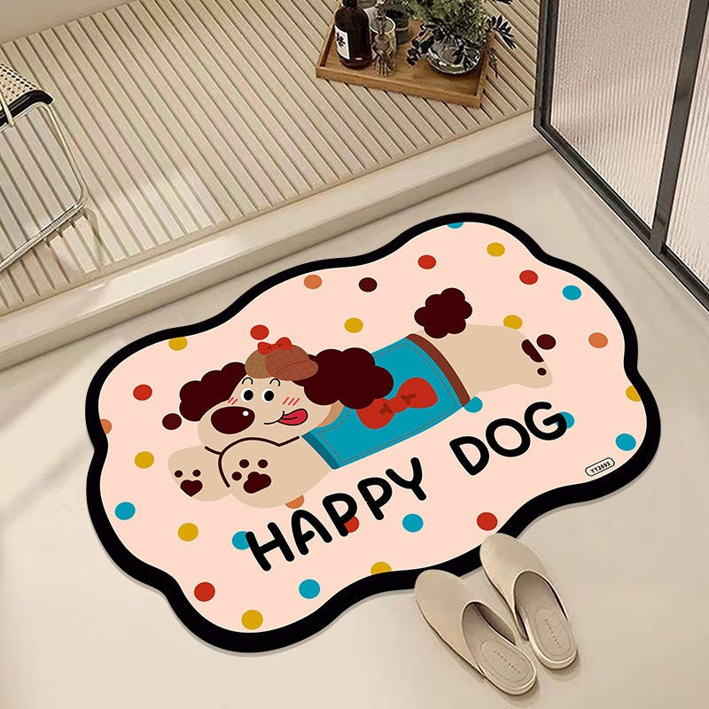 Leisure-Themed Decorative Bath Mat | High & Bury