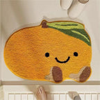 Lemon Slice Shape Bath Mat | High & Bury