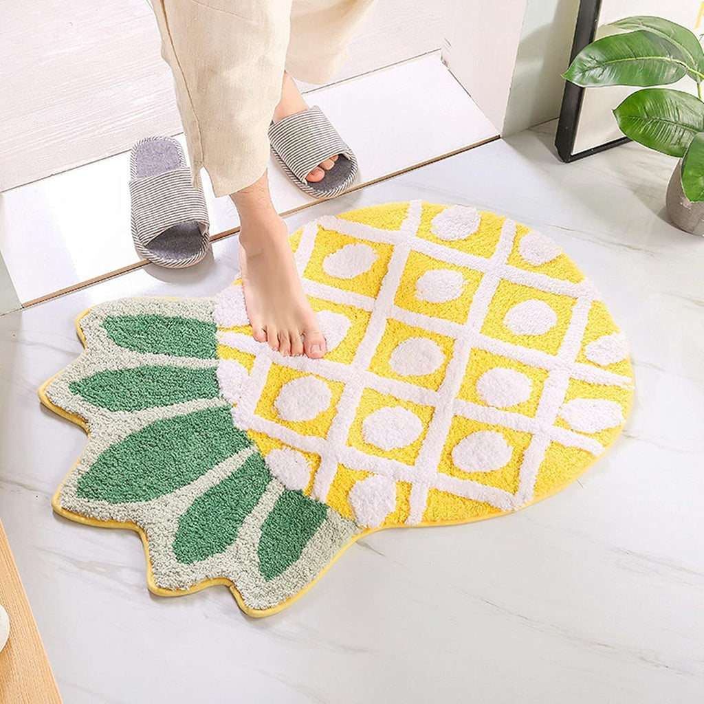Lemon Slice Shape Bath Mat | High & Bury