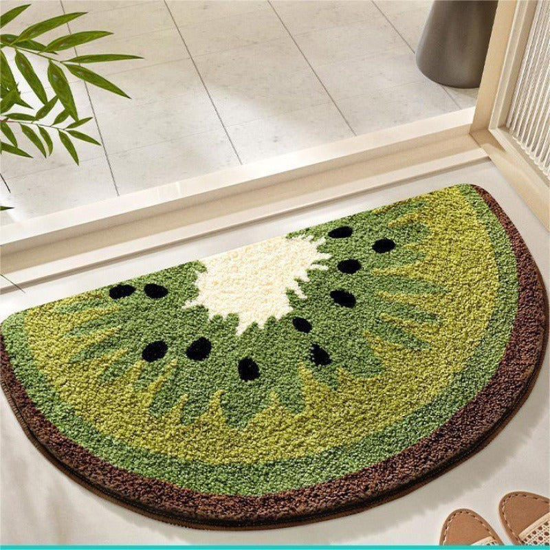 Lemon Slice Shape Bath Mat | High & Bury
