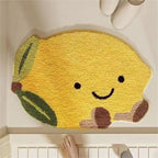 Lemon Slice Shape Bath Mat | High & Bury