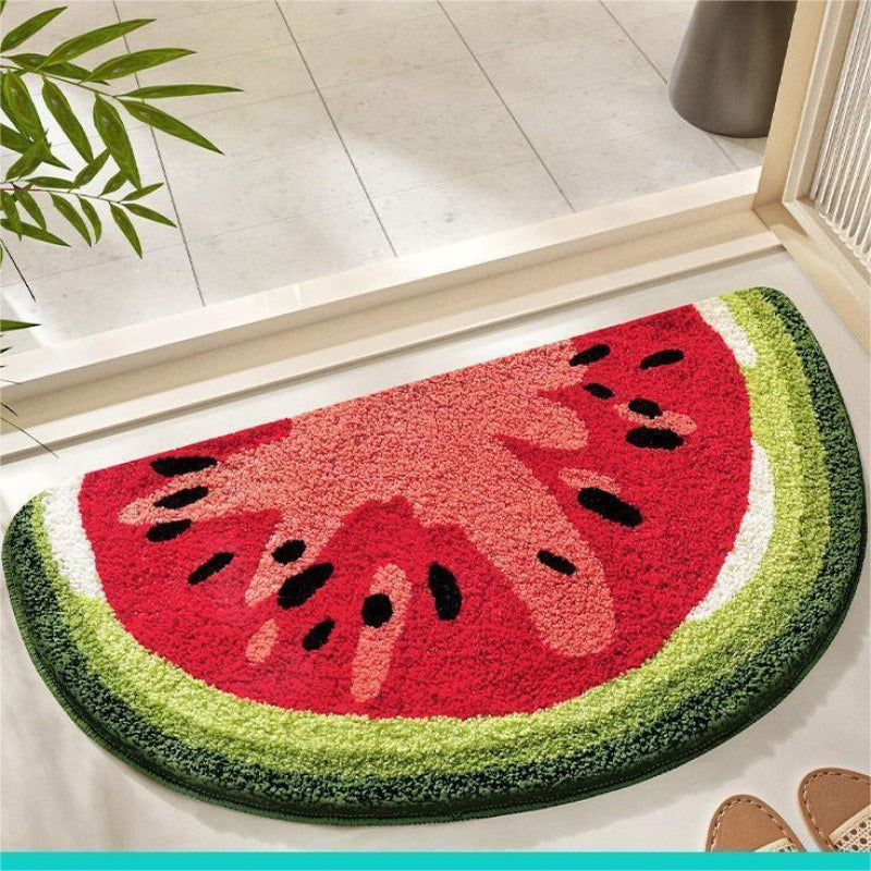 Lemon Slice Shape Bath Mat | High & Bury