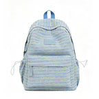 Lightweight Everyday Backpack with Woven Texture and Padded Straps, view 2