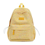 Lightweight Everyday Backpack with Woven Texture and Padded Straps, view 3