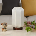 Linen Lantern Style Nightstand Lamp | High & Bury