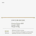 Linressa Brass Cabinet Handle