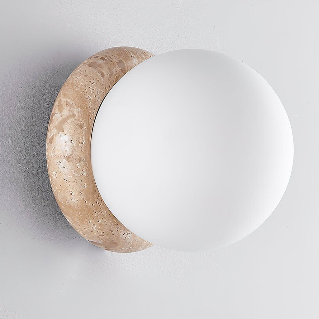 Loamcliff Travertine Wall Light
