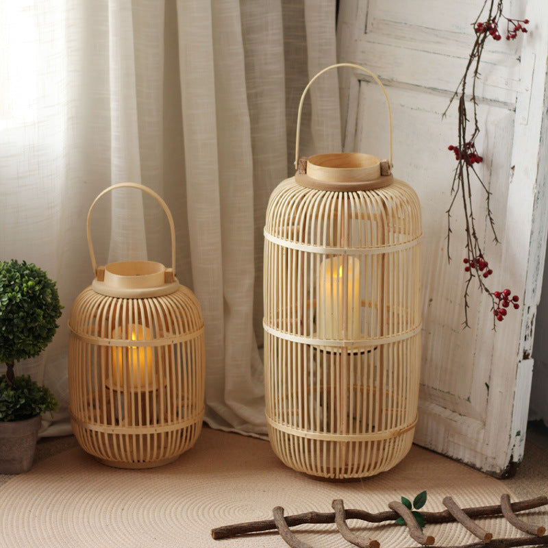 Long-Lasting Rattan Lantern | High & Bury