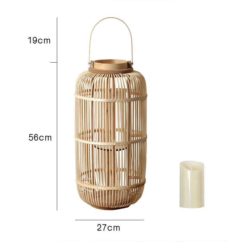 Long-Lasting Rattan Lantern | High & Bury