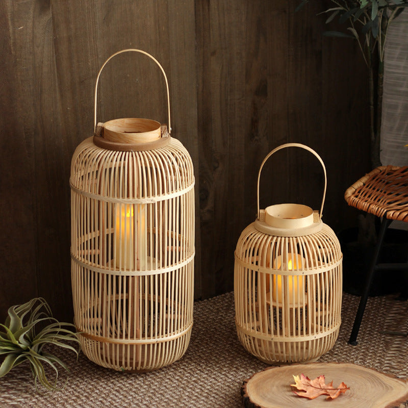 Long-Lasting Rattan Lantern | High & Bury