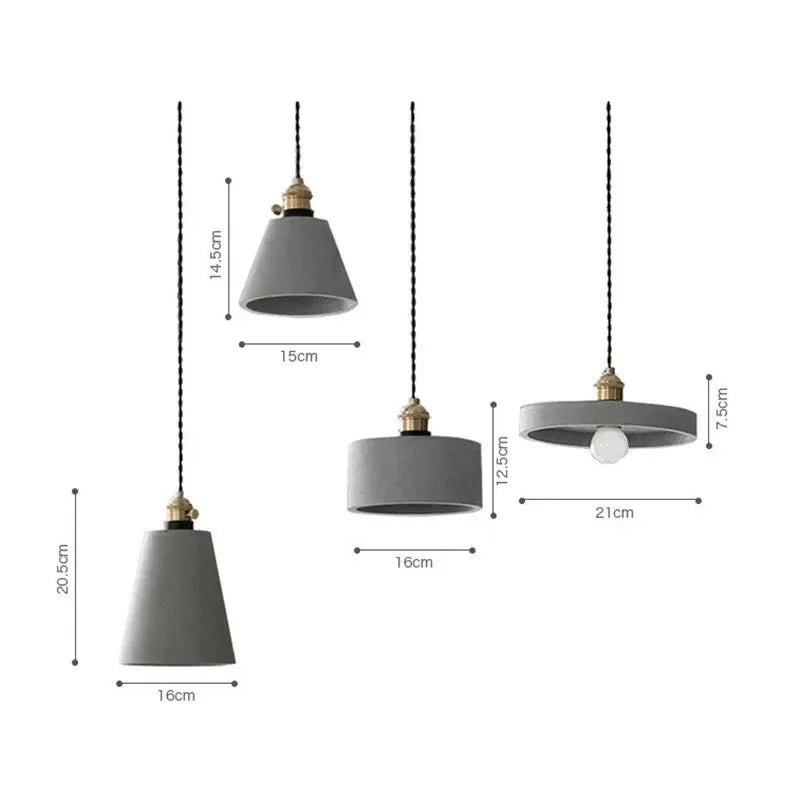 Lorando Cement Pendant Light