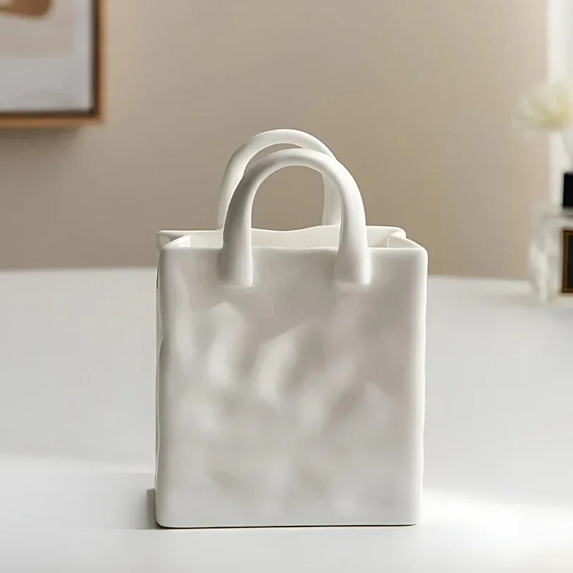 Lorova Ceramic Handbag Vase