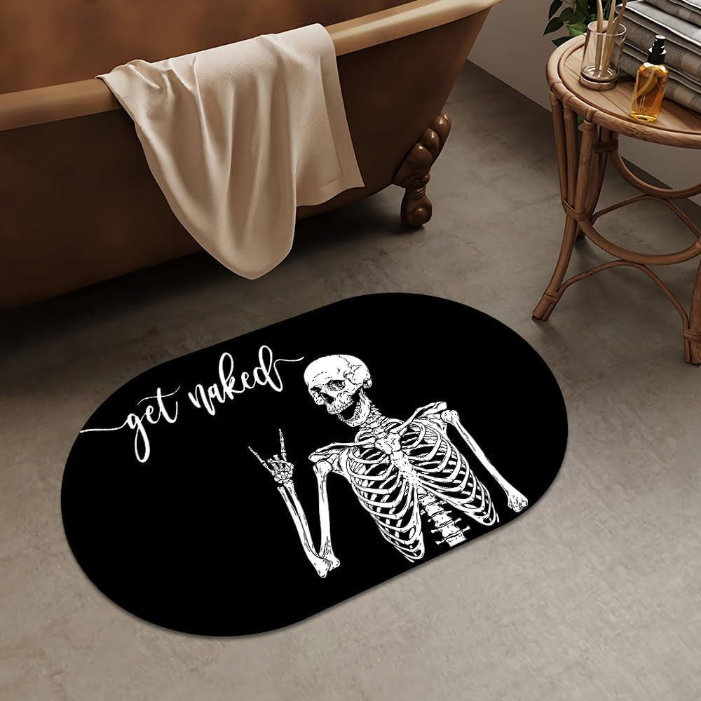 Luxurious Abstract Marble Design Bath Mat | High & Bury