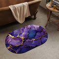 Luxurious Abstract Marble Design Bath Mat | High & Bury