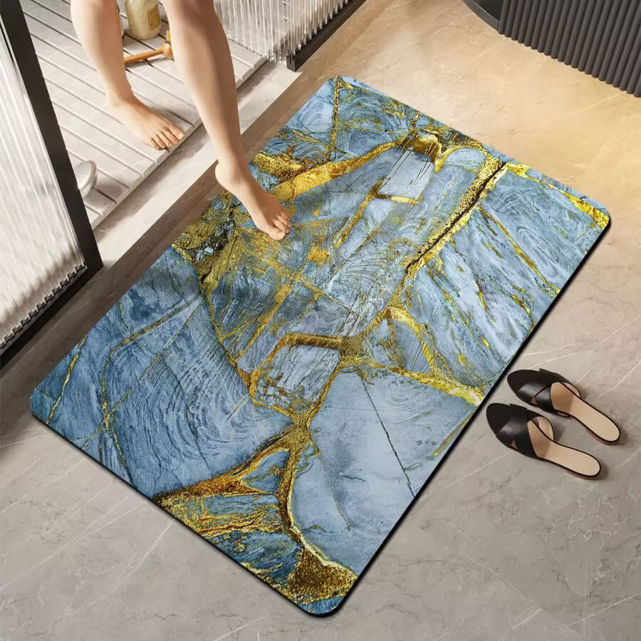 Luxurious Marble Finish Mat | High & Bury