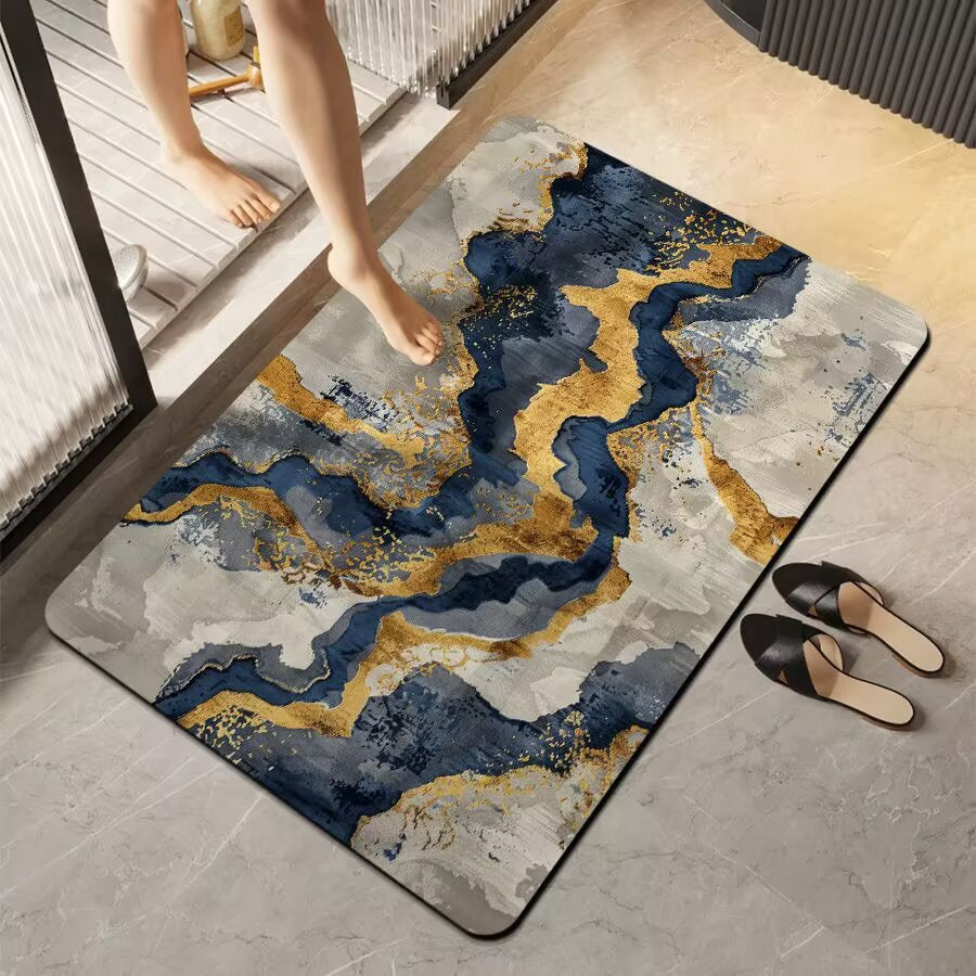 Luxurious Marble Finish Mat | High & Bury