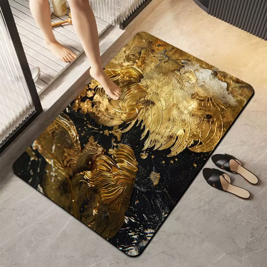 Luxurious Marble Finish Mat | High & Bury