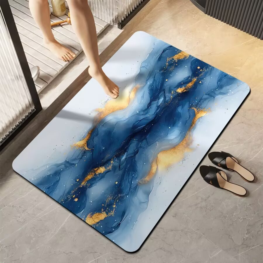 Luxurious Marble Finish Mat | High & Bury