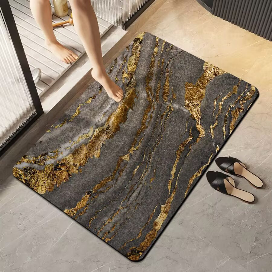 Luxurious Marble Finish Mat | High & Bury