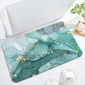 Luxury Abstract Marble Design Bath Mat | High & Bury
