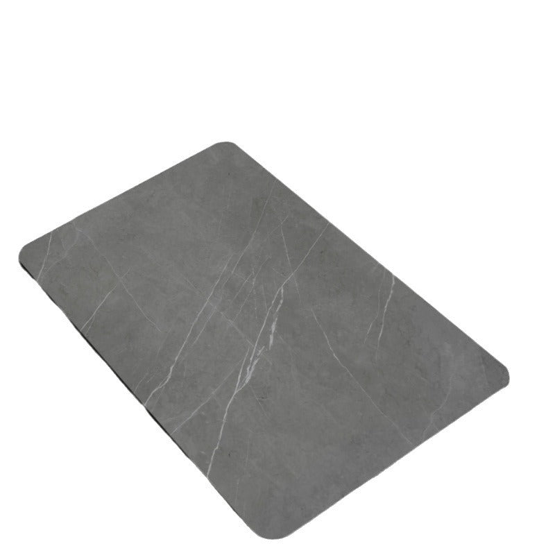 Luxury Marble Texture Bath Mat | High & Bury