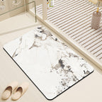 Luxury Marble Texture Bath Mat | High & Bury