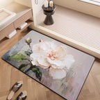 Luxury Textured Floral Bath Mat | High & Bury