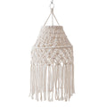 Macrame Bohemian Hanging Pendant Light Shade | High & Bury