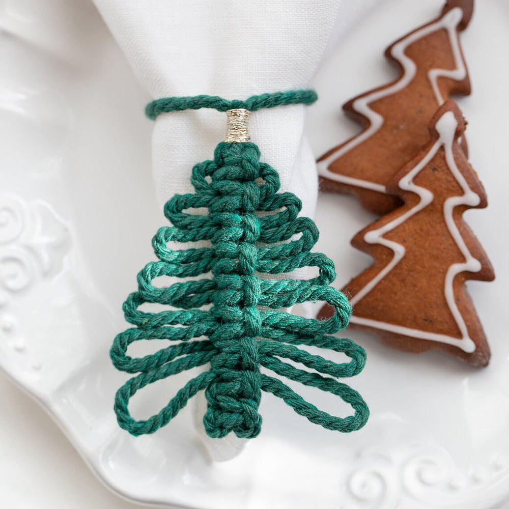 Macrame Christmas Tree Ornament | High & Bury