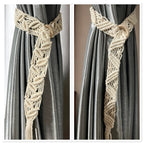 Macrame Curtain Tieback | High & Bury
