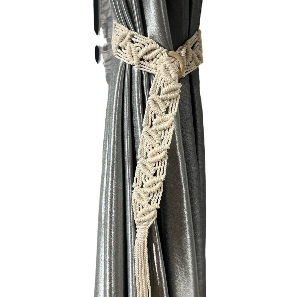Macrame Curtain Tieback | High & Bury