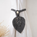 Macrame Curtain Tieback Holder | High & Bury