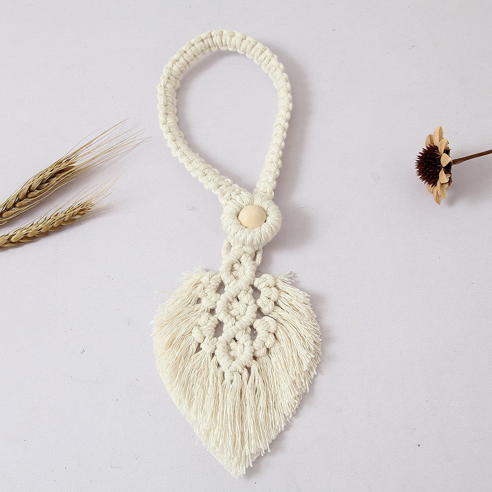 Macrame Curtain Tieback Holder | High & Bury