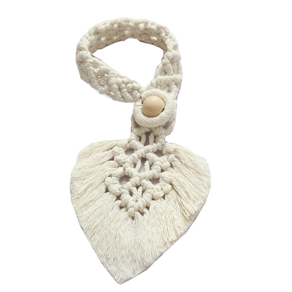 Macrame Curtain Tieback Holder | High & Bury