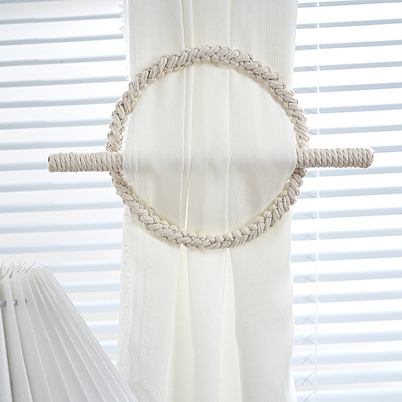 Macrame Curtain Tieback Holder Model 6Mr3 | High & Bury