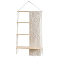 Macrame Decorative Floating Shelf | High & Bury