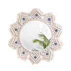 Macrame Decorative Round Mirror | High & Bury