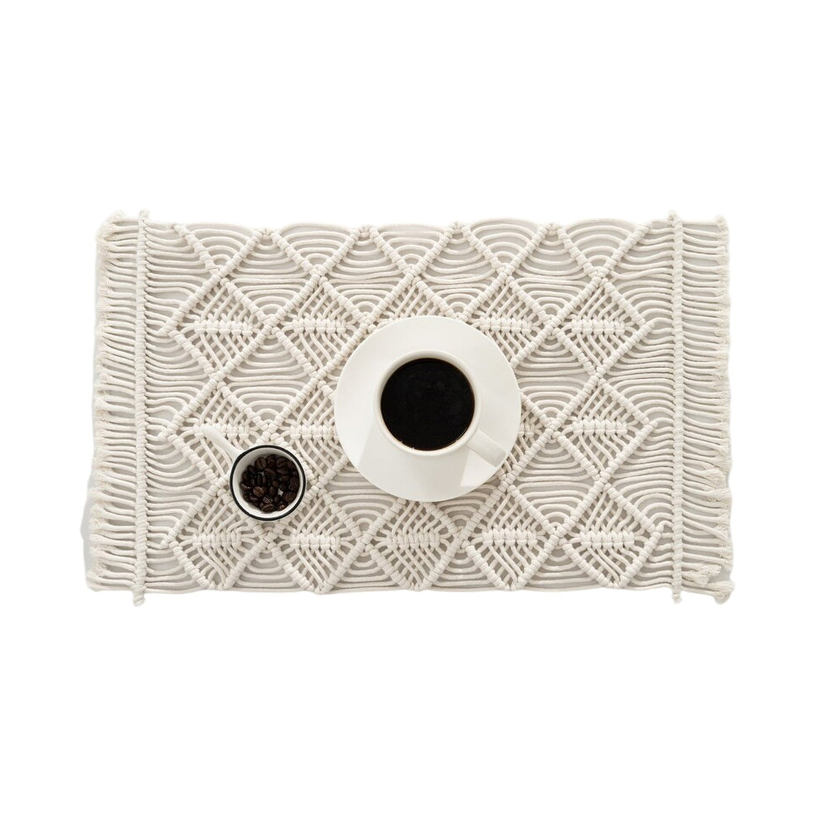 Macrame Decorative Table Runner | High & Bury
