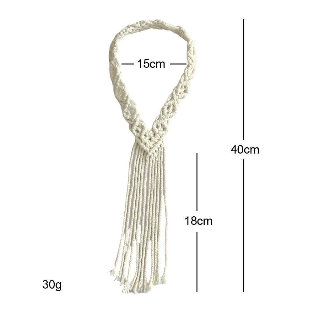 Macrame Decorative Wall Hanging Organizer | High & Bury