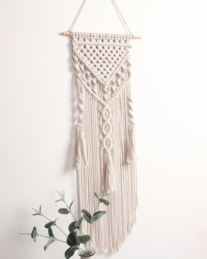 Macrame Decorative Wall Hanging Tapestry | High & Bury