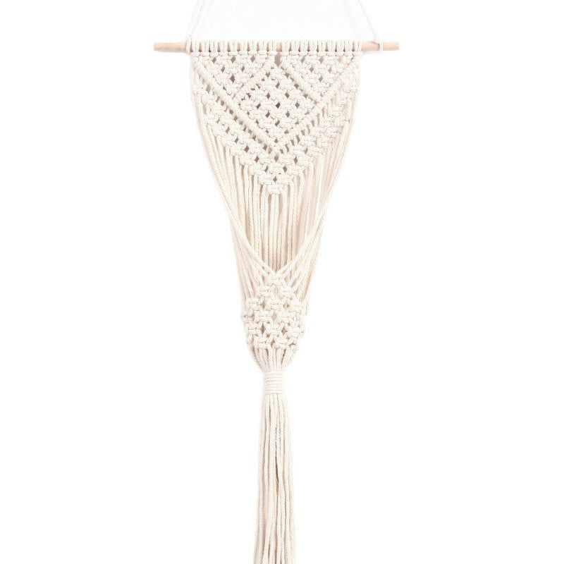 Macrame Decorative Wall Hanging White | High & Bury