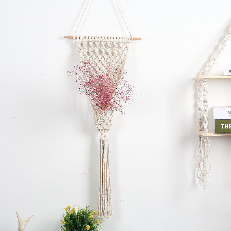 Macrame Decorative Wall Hanging White | High & Bury