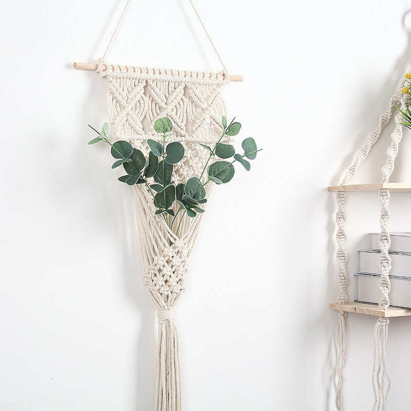 Macrame Decorative Wall Hanging White | High & Bury