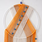 Macrame Decorative Wall Hanging with Circular Ring | High & Bury